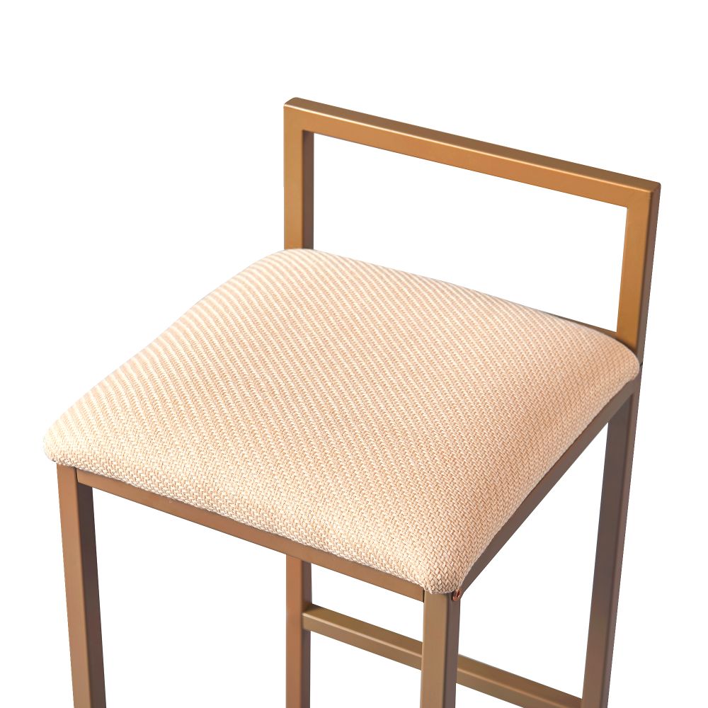 Breakfast Dining Set, Bar Table & 2 Padded Stool Chairs & Storage