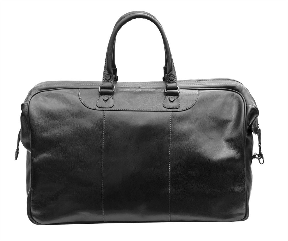 Primehide Mens Large Leather Weekend Travel Holdall Overnight Gym Duffle Bag 569