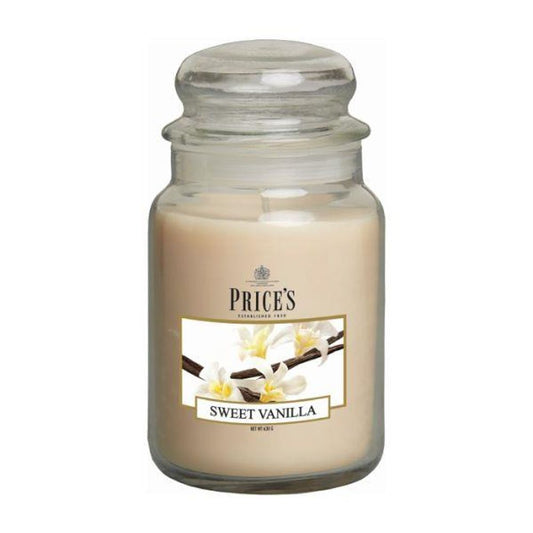 Price's Large Jar - Sweet Vanilla Scent PBJ010611