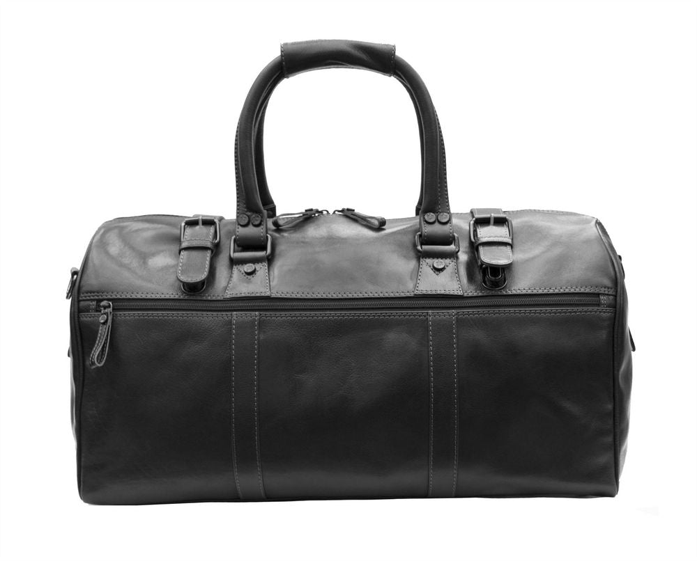 Primehide Mens Small Leather Weekend Travel Holdall Overnight Gym Duffle Bag 568