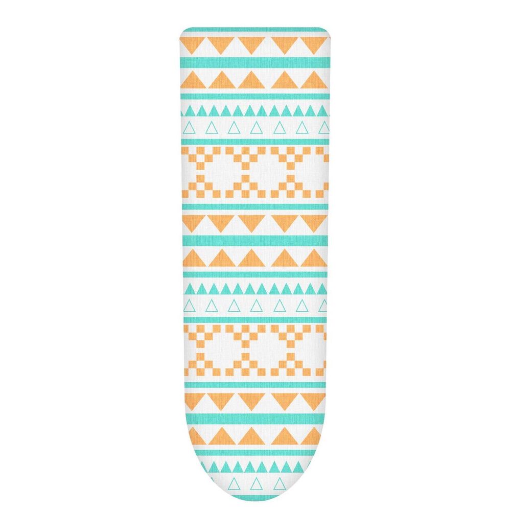 Ironing Board Cover Foam Back padding 100% Cotton Easy Fit, 140x52 cm