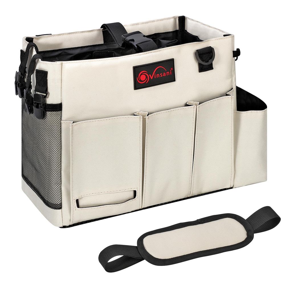 Cleaning Caddy Multifunctional Storage Organiser Bag w Handle & Straps