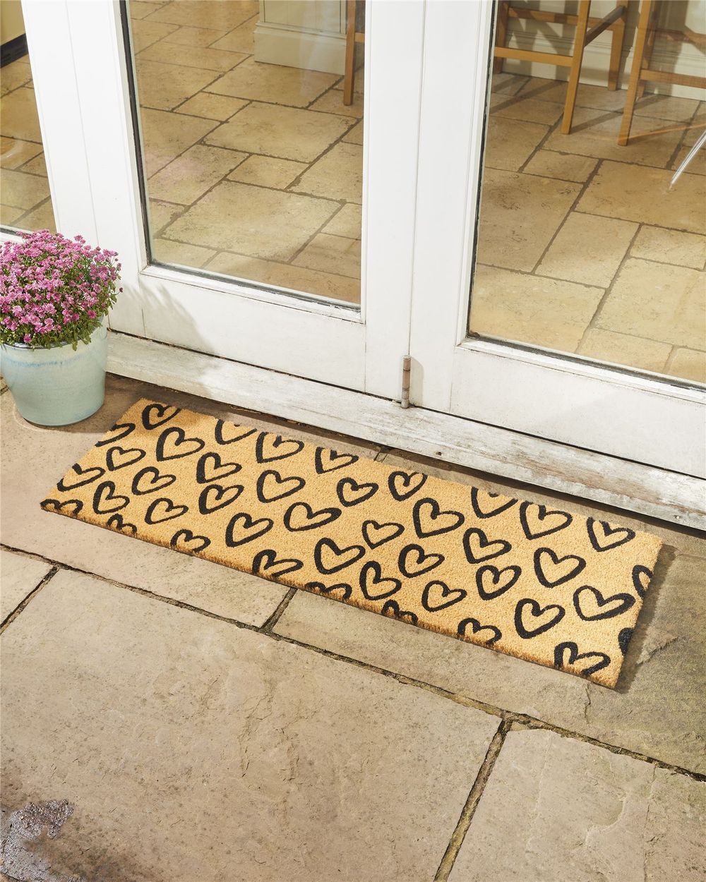 Astley Hand Drawn Doormat with PVC Backing 40 x 120cm
