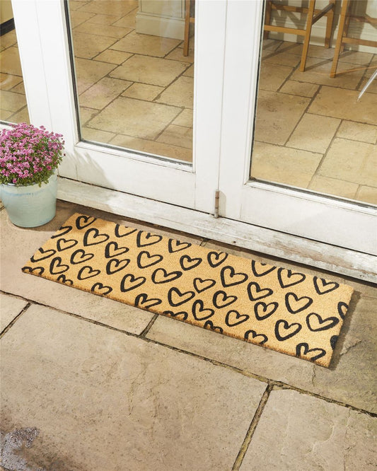 Astley Hand Drawn Doormat with PVC Backing 40 x 120cm