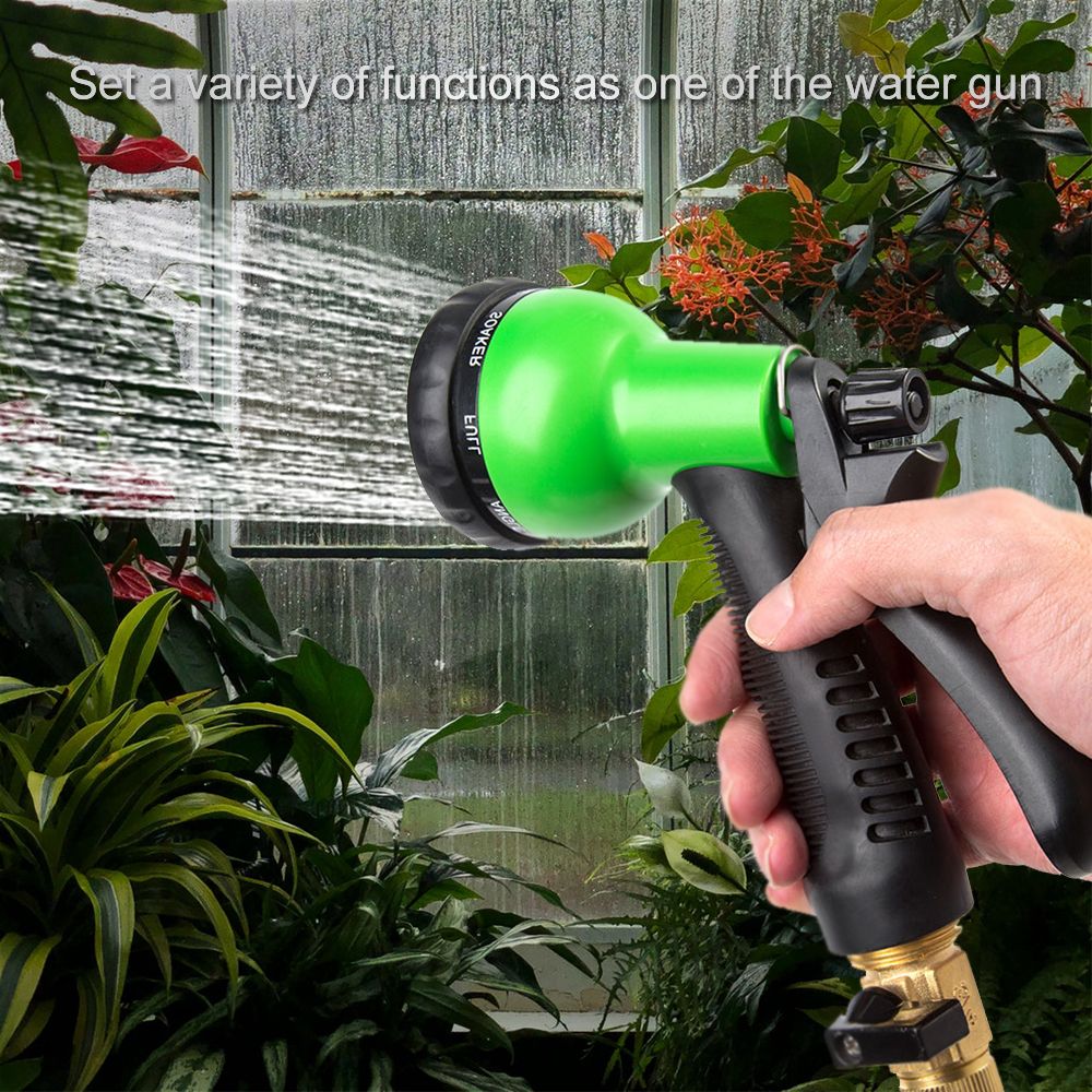 Garden Flexible Expandable Hose Pipe Spray Gun 100FT