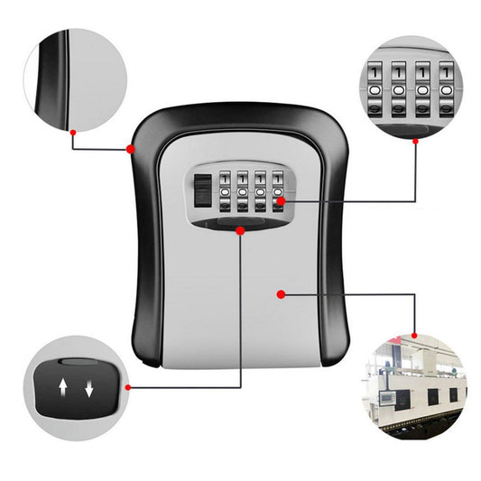Safety Key Lock Box Portable Key Safe Box Secure Box Security Key Holder