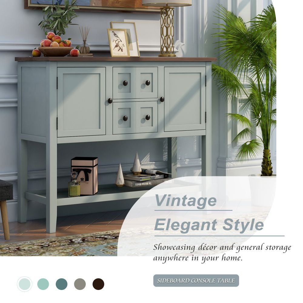 Console Table With Shelf, Hallway Table Sofa Table White