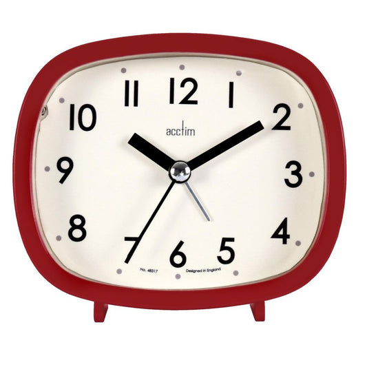 Acctim Hilda Alarm Clock Red