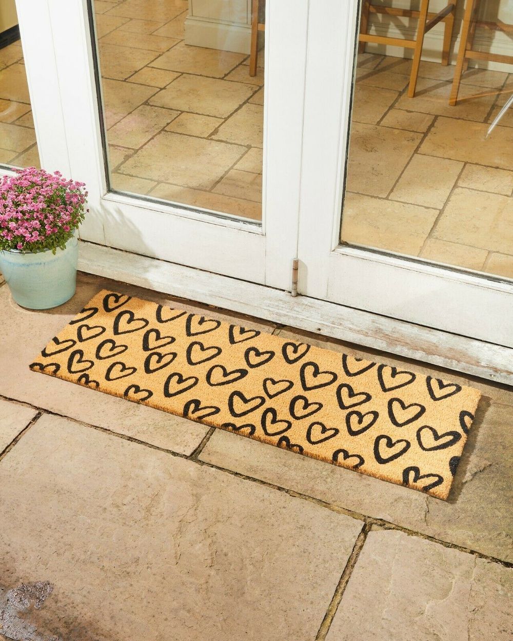 Astley Hand Drawn Doormat with PVC Backing 40 x 120cm