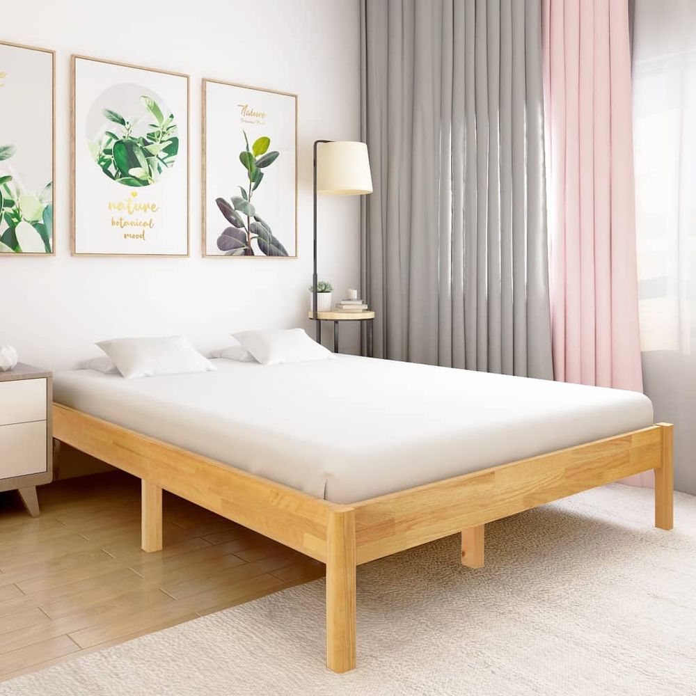 Bed Frame Solid Oak Wood