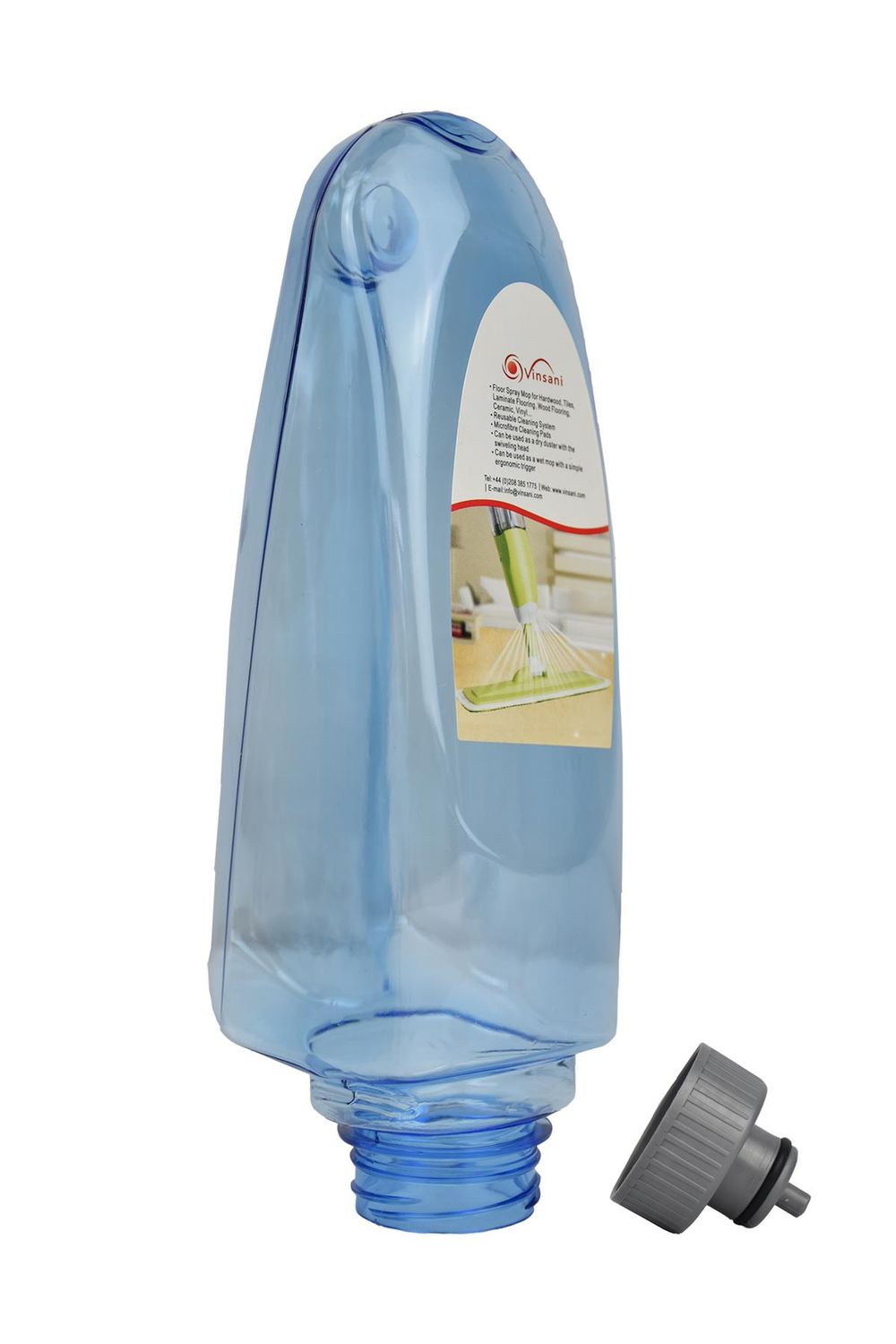 Spray Floor Mop Water Cleaner Refillable Bottle Machine Washable Microfibre Pads
