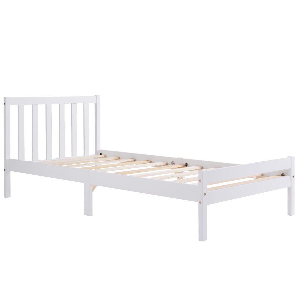 Wooden Bed Frame, Single Bed 3ft Solid Wooden Bed Frame, Bedroom Furniture