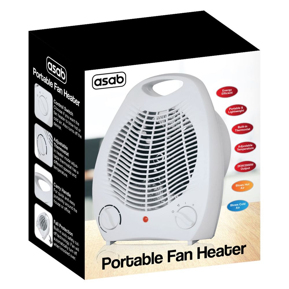 Portable Fan Heater with Cool Mode