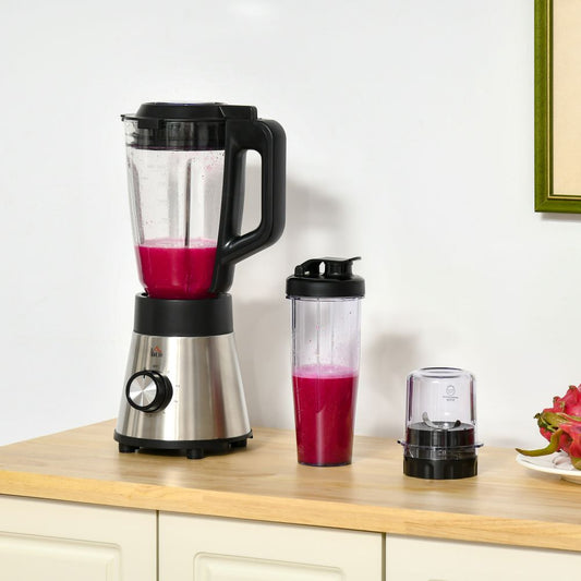 4 In 1 Blender Smoothie Maker w, 5 Speed Setting 1.5L Mix Cup for Crushing Ice