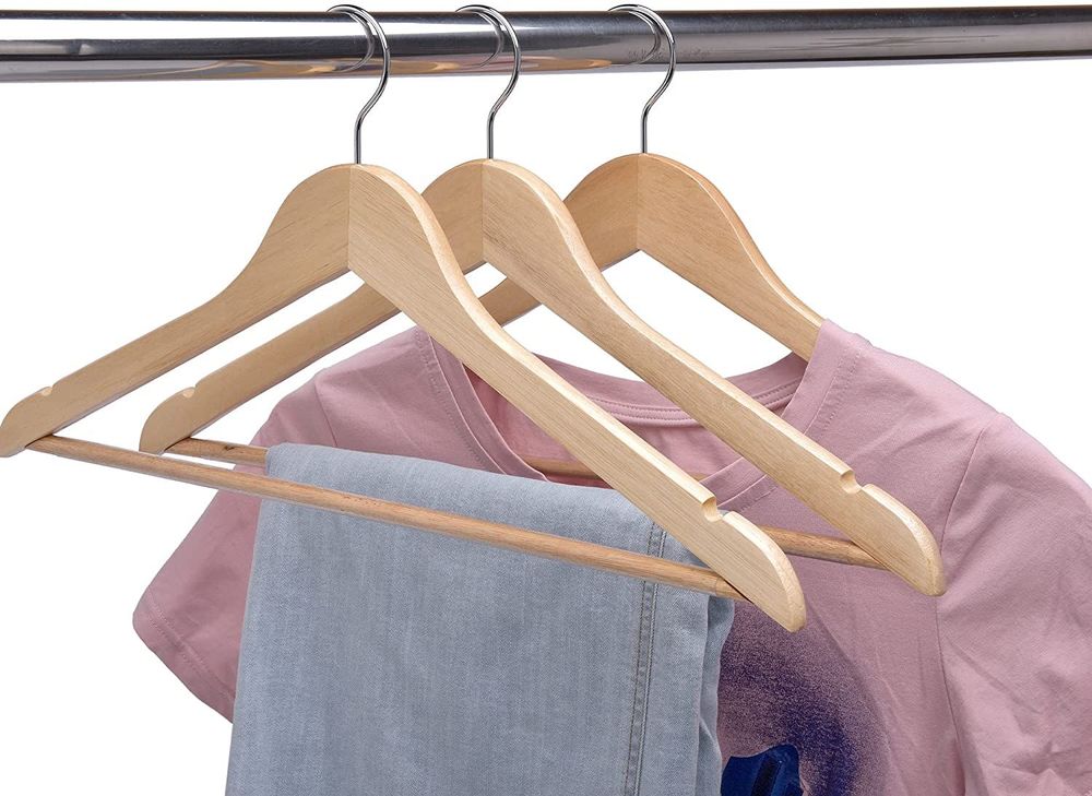 Non Slip Wooden Hangers 40 pcs