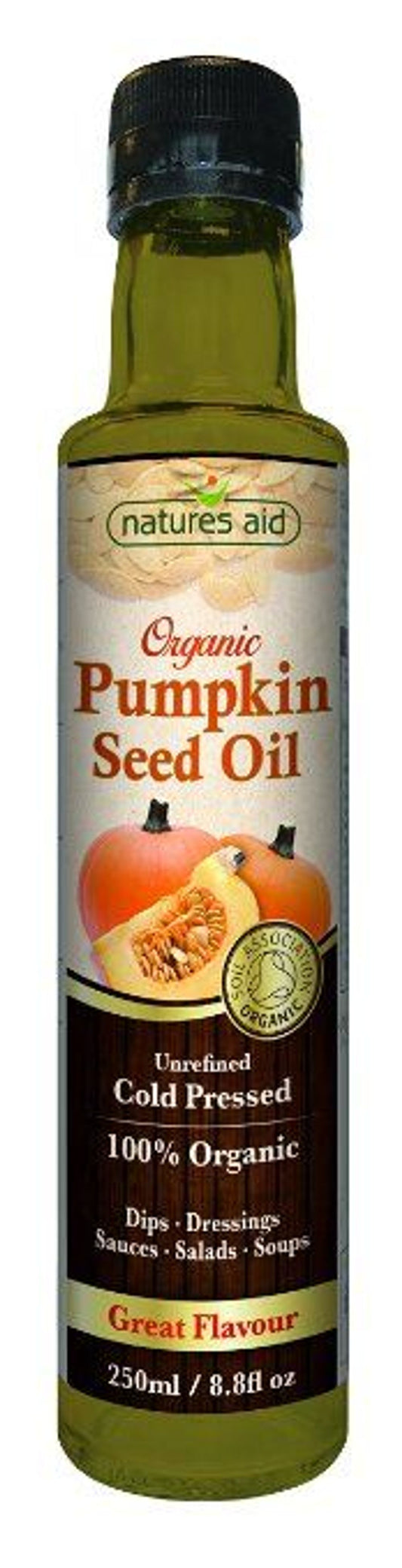 Natures Aid 250 ml Organic Pumpkin Seed Oil