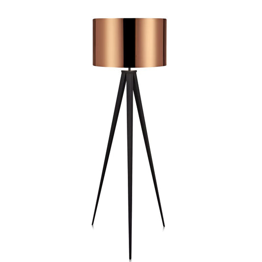 Tripod Floor Lamp with Copper Shade by Modern Lighting VN-L00005-UK