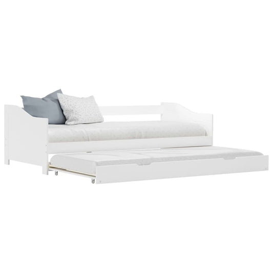 Pull-out Sofa Bed Frame Pinewood 90x200 cm