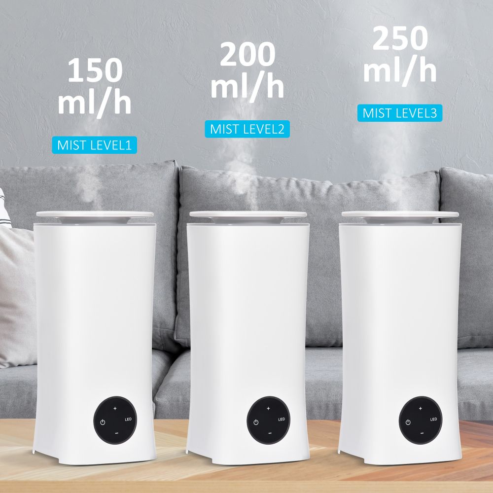 2L Cool Mist Humidifier Indoor Quiet Air Humidifier w, 7-Colour Lights