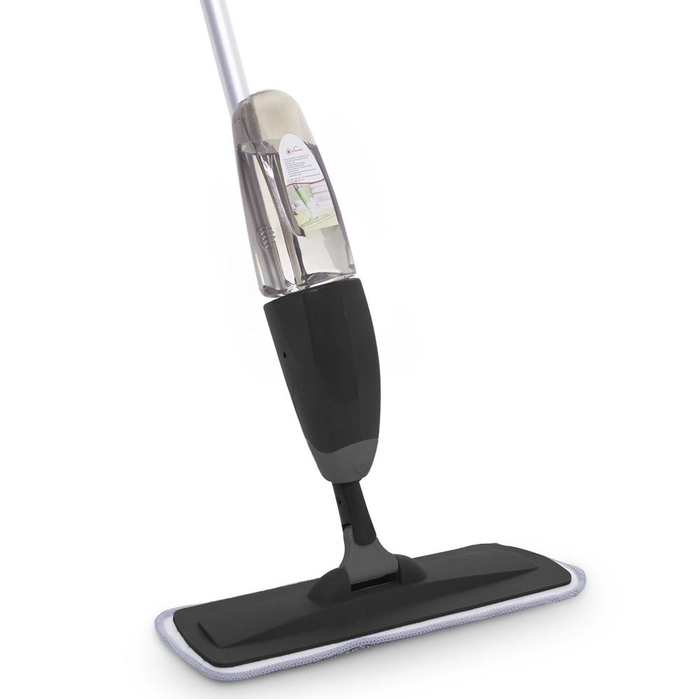 Spray Floor Mop Water Cleaner Refillable Bottle Machine Washable Microfibre Pads