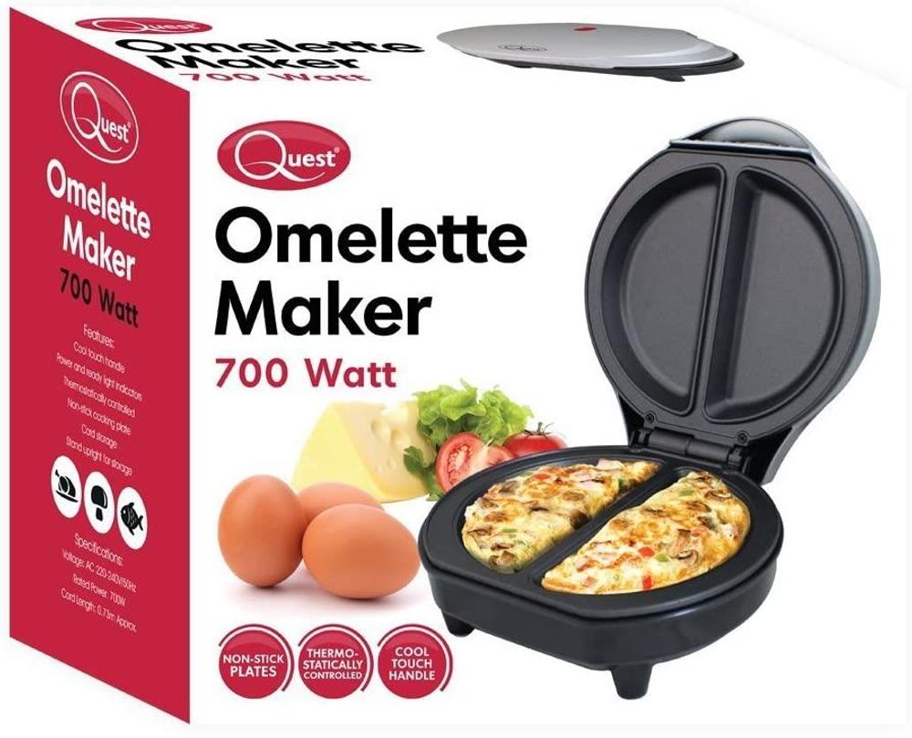 Quest Omelette Maker non-stick 700w Easy Clean 35640